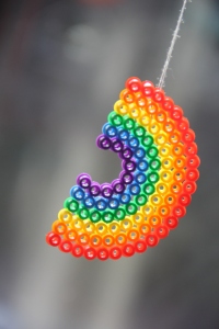 rainbow hama bead